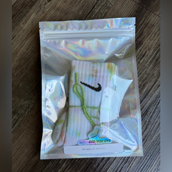Nike Other - NWT But did you dye, tie dye Nike socks